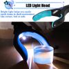 32in Folding Pick Up Tool Extend Grabber Trash Picker Garbage Reaching LED Stick
