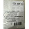 QUICKinstall 6 Gauge Geometric Pattern Shower Curtain 71x74"