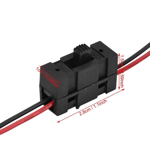 RC Car Receiver Switch, Nitro Electric Remote Control Car Receiver Switch On/Off with JST Connector for HSP 1/10 1/8 Truck