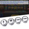 Arcade Game Buttons - 4 x LED Start Push Button Kit Part 1 Player + 2 Player + LED Buttons for Arcade