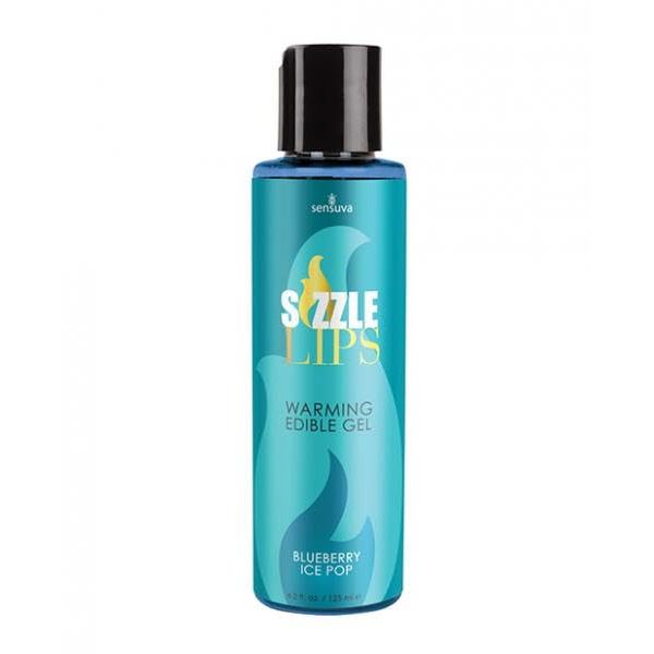 Sizzle Lips Warming Gel - 4.2 Oz Bottle Blueberry Ice Pop