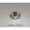 Silver Individual Ash Tray, Round