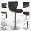Shell Bar Stools Set of 4 Adjustable Height Swivel Bar Stools Dining Chairs Home