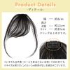 [AQUADOLL] Wig Bangs Wig with Sides Sink Bang 100% Human Hair Point Wig Free Size CBRJ.Chocolat Brown pp003CBRJ