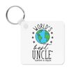 World's Best Uncle Keyring Key Chain