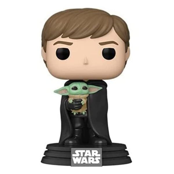 Funko Pop! Star Wars: The Mandalorian - Luke Skywalker with Grogu