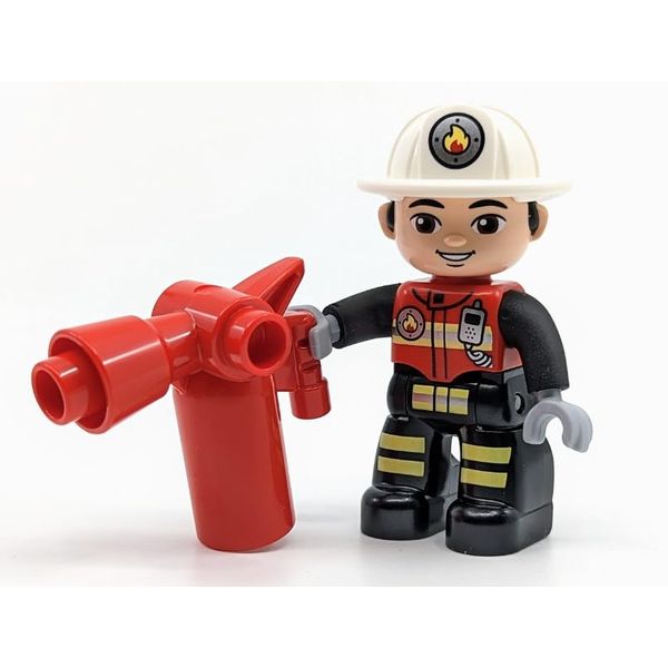 LEGO Duplo: Firefighter Figure with Fire Extinguisher