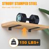 Floating Shelf Brackets 8 Inch Heavy Duty Wall Shelf Brackets 6 Pack for Shelve