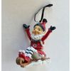 MLB Cincinnati Reds Elf On Sled Christmas Tree Ornament Decoration Baseball