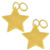 funflector Safety Reflector - Star - Gold - 2-Pack