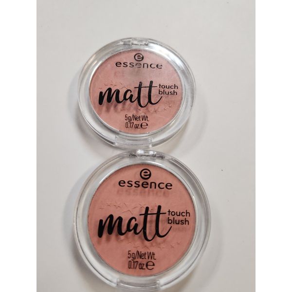 LOT OF (2) Essence Matt Touch Blush #10 Peach Me Up!