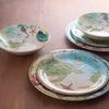 ware 16 Piece Sea Turtle Melamine Dinnerware Sets, Outdoor Dishes Set, Plates an