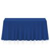90" x 132" Rectangular Polyester Fabric Tablecloths for Wedding - Royal Blue