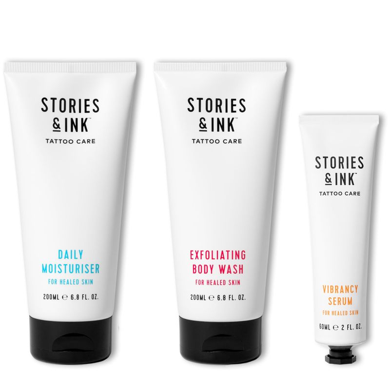 Stories & Ink Tattoo Care, The AM & PM Set for All Skin Types ...