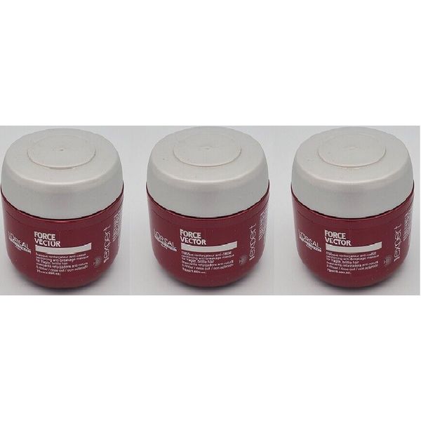 Loreal Expert Force Vector Glycocell  Masque 75 ml /2.55oz (Pack of  3 )