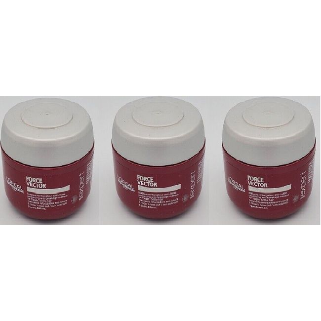 Loreal Expert Force Vector Glycocell  Masque 75 ml /2.55oz (Pack of  3 )