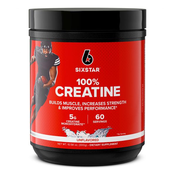 Six Star Elite 100% Creatine Monohydrate Powder | Unflavored (60 Servings)