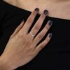 Sterling Silver 2mm Simple Wishbone Stacking Ring Size T (I - U Available)