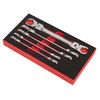 Flexi-Head Flare Nut Spanner Set 5pc