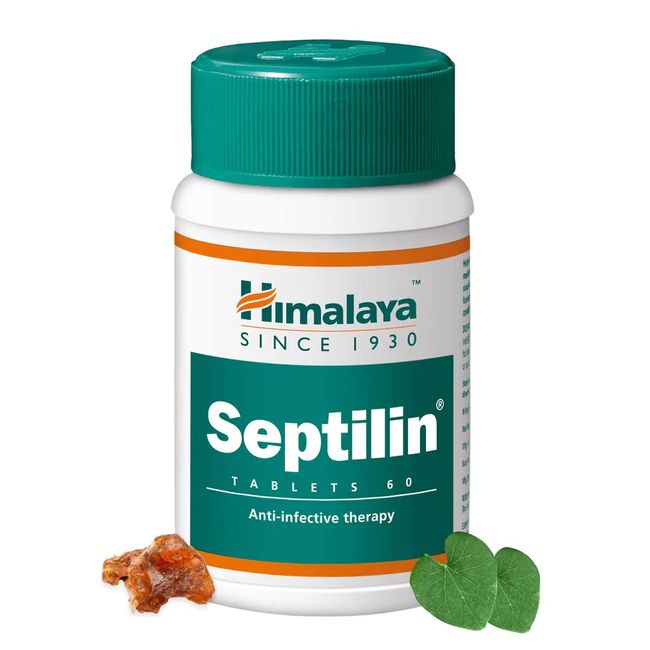 Himalaya Herbals Septilin Herbal Food Supplement, Natural Support for Immune System, Tablets with Herbal Extracts | Antioxidants Rich - 100 Capsules