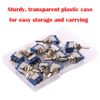 CESFONJER 12 Pcs SPDT Mini Micro Toggle Switch, On/Off/On 3 Pins 3 Position Miniature Toggle Switch AC 125V/6A