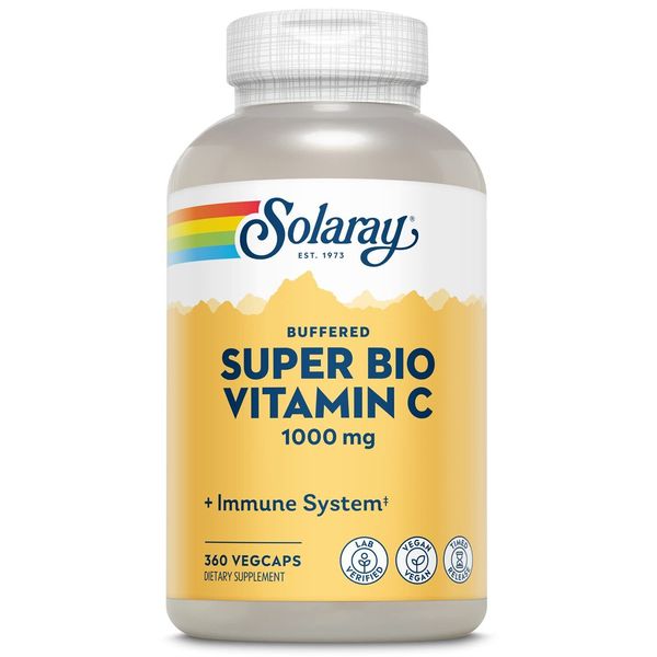 Solaray Vitamin C 1000 mg 360 Count Time Release Antioxidant Supplement
