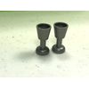 New LEGO Flat Silver Goblets Minifig Cups/Glasses Kitchen Accessories (x2) 2343
