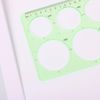 circle ruler template circle circle ruler drafting tool durable accurate easy to read plastic drawing template model footcircle mathematical graphic ruler round circle template