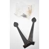 Antique Look Tee Hinge For Gates/Door 2 Pack Black Finish Lightweight Decor