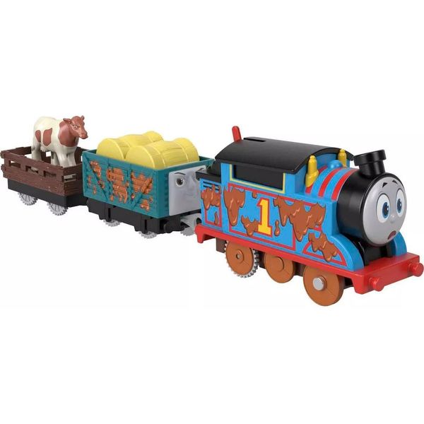 Thomas & Friends Motorized Muddy Thomas with Troublesome Truck