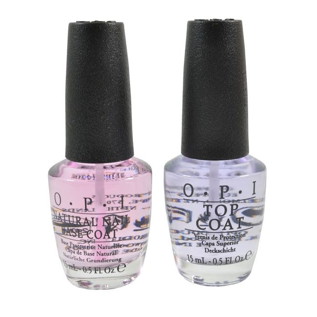 OPI Top Coat Base Coat topcoat basecoat 15ml each Nail Lacquer Nail Artist Self Nail TCBC Top Base Nail Color Manicure Quick Dry Nail New