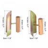 sourcing map Inside and Outside Corner Trowels 2 Inch Galvanized Steel Drywall Corner Shaping Tool