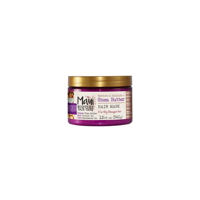 Maui Moisture Shea Butter Hair Mask for Dry Damaged Hair, 340g