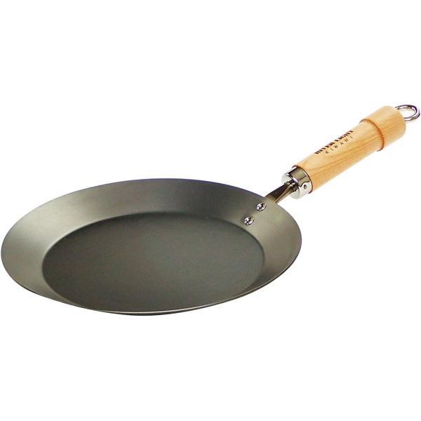 Riverlight Crepe Pan, Polar Japan, 8.3 inches (21 cm), Induction Compatible, Iron, Made in Japan