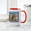 CafePress Happy Easter Lambs Mugs 15 oz (444 ml) Ceramic Coffee Mug