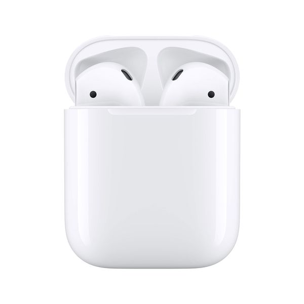 Apple AirPods (2nd Generation) MV7N2ZM/A - White (Renewed)