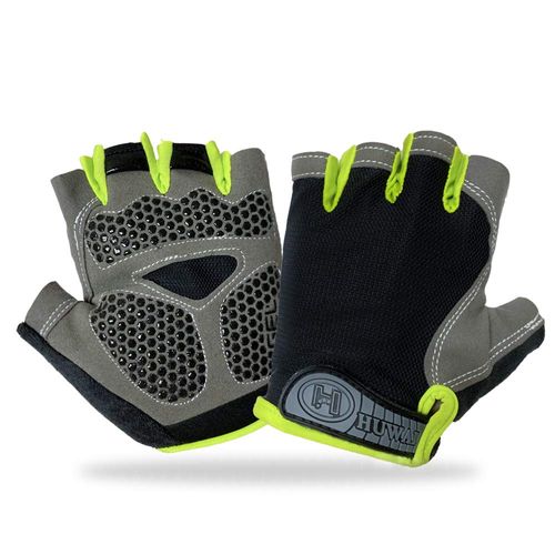 Cycling Gloves for Men MTB Training Gloves Cycling Gloves Half Finger Suitable for Road Bike and Mountain Bike Strength Sports Gloves Non-Slip for Men Women (2# Black and Green-XL)