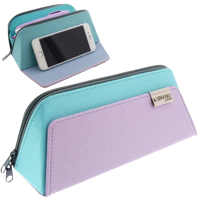 Sunstar Bungu S1423169 Pencil Case, Smartphone Stand, Blue Violet