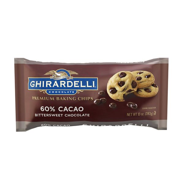 Ghirardelli Chocolate Premium Baking Chips 60% Cacao Bittersweet Chocolate