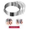 Adjustable Baking Round Cake Ring Mold 6-12" Stainless Steel With Scaling Inside