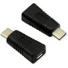Value 12993190 USB 2.0 Adapter Type C Male to Micro B Female Connector Black