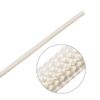 sourcing map Insulation Braid Sleeving, 9.8Ft-2.5mm High Temp Fiberglass Sleeve White