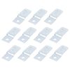 uxcell 10Pcs 5mm Hole Dia Silver Tone Car Relay Bracket