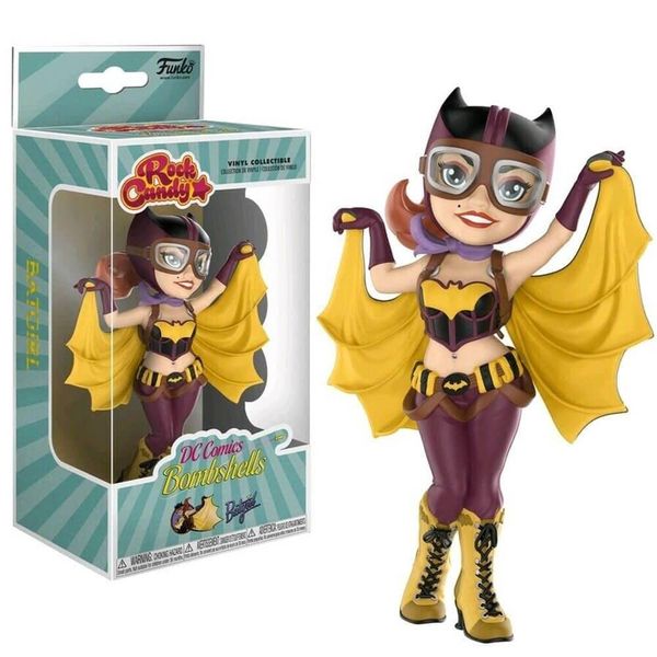 Funko 23780 Rock Candy DC Bombshells Batgirl Figure, Multicolor