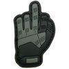 POLIZEIMEMESSHOP Rubber Patch Default Title Gloves Grey – Glove – Fun Patch – Velcro Patch