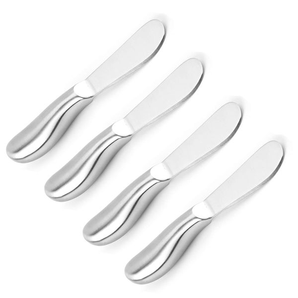 VANRA Butter Knife Set Spreader Knife Set Stainless Steel Cheese Knife 13.5cm/5.3-inch