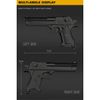 WoSporT Desert Eagle Keychain 1/4 Scale Model Gun, Silver