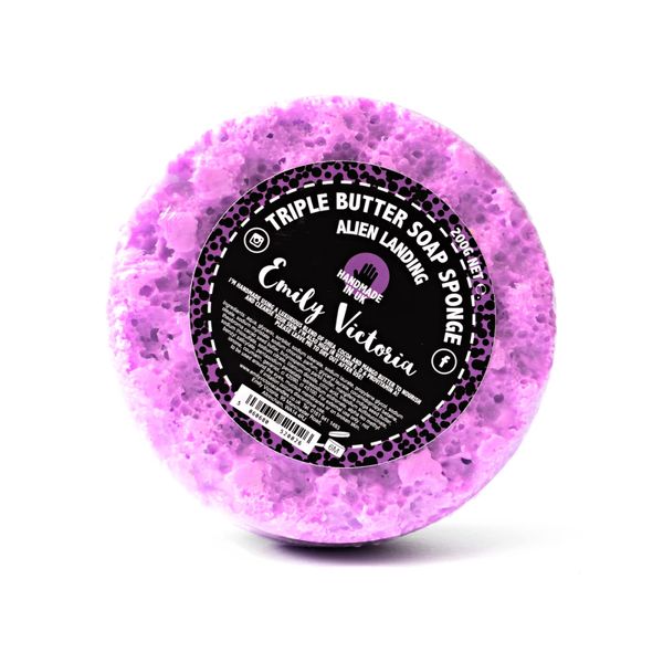 Emily Victoria Triple Butter Soap Sponge - Alien Landing Floral Scent 200g