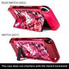BUNBOO Protective Slim Case for Nintendo Switch OLED, Dockable Hard Shell for Switch OLED .Ergonomic Grip Cover for Joycon.Devil Rabbit (OLED switch)