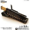 Makoto BS-2 Sandwich Type Double Differential Chisel Case - Chisel 2 Inserts, Thick Leather, Jet Black (Black with Holder for Smart Cassines)